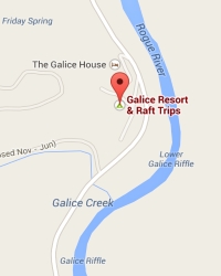 Galice Resort Map